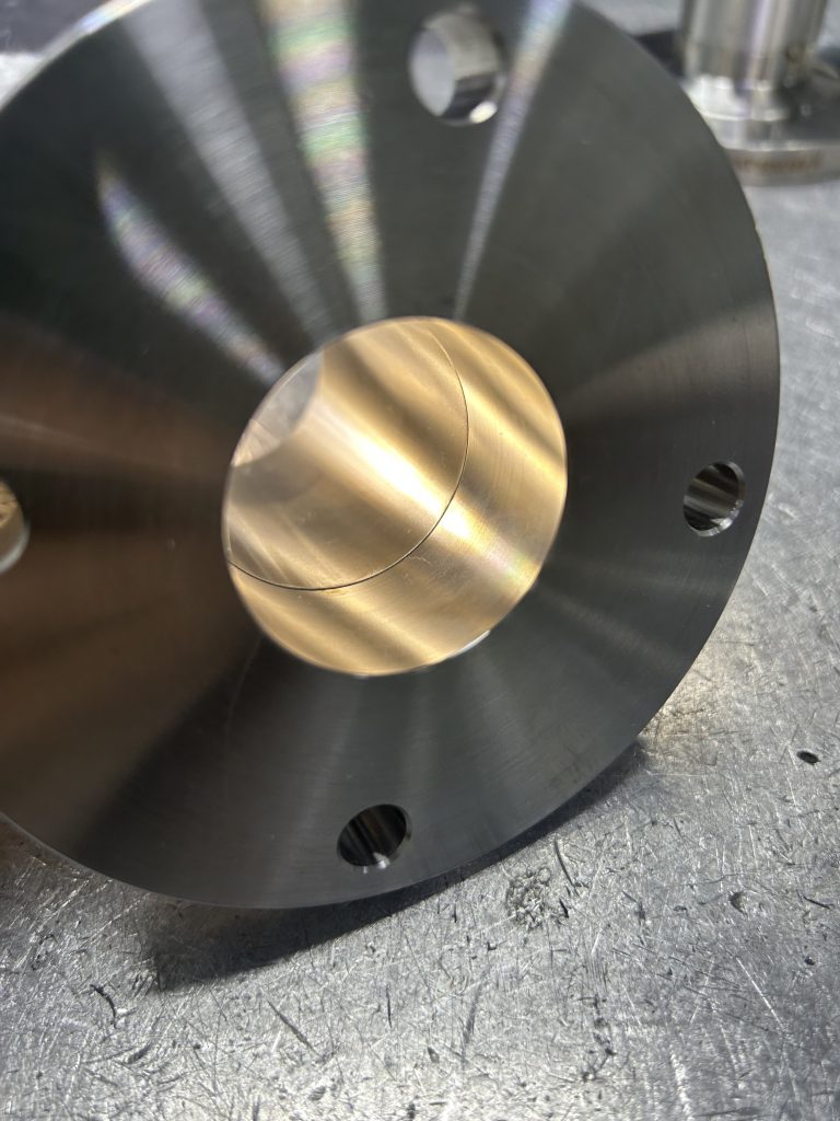 internal stainless steel pipe tack weld no oxidation orbital weld surface inspection